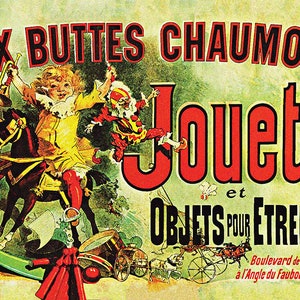 Friends - Jules Chéret  “Jouets” Aux Buttes Chaumont - Poster - Digital Download only (A2)