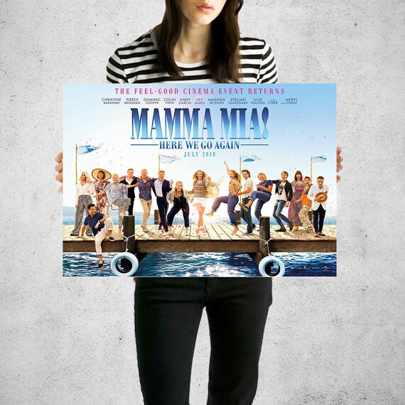 Poster of Mamma Mia 2 (here We Go Again) 2018 - Digital