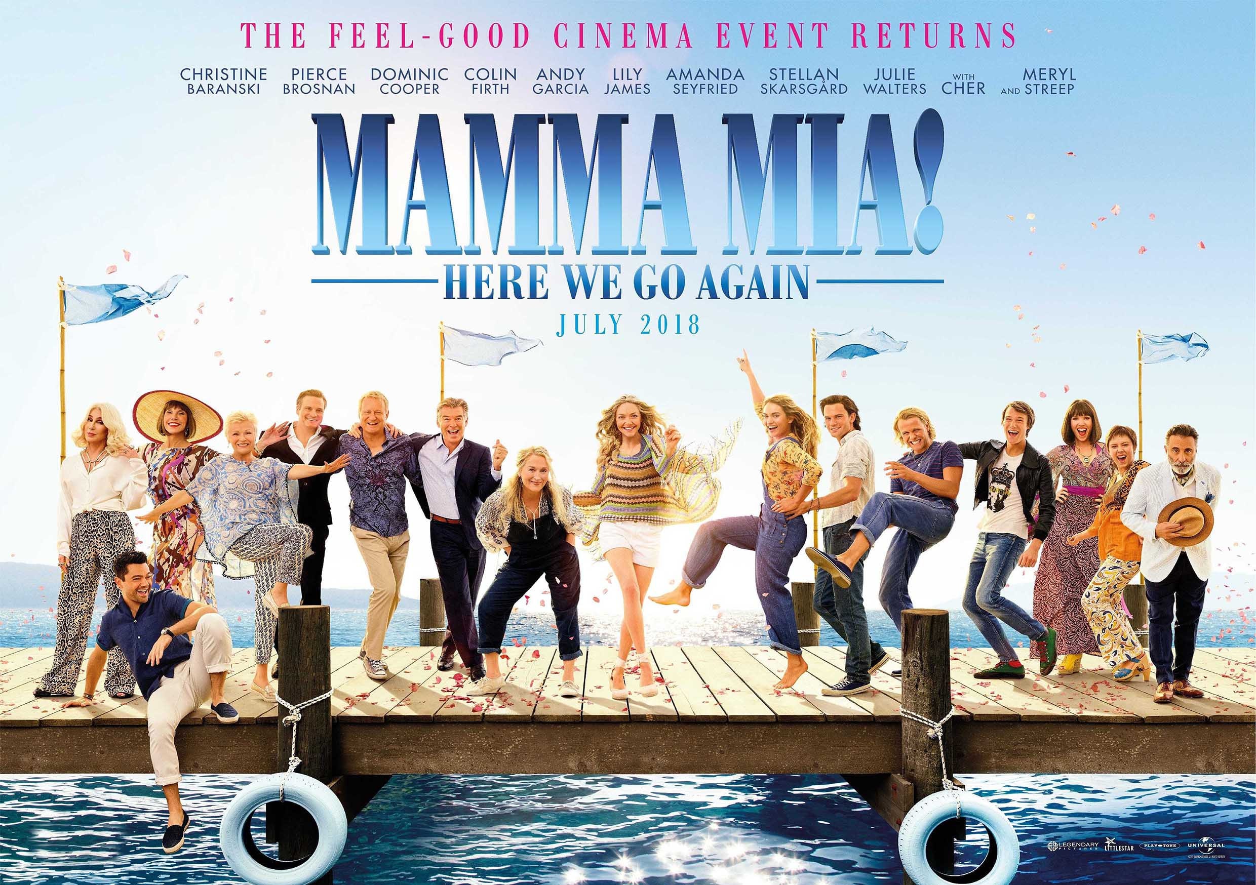 Mamma Mia Here We Go Again Logo Poster of Mamma Mia 2 here We Go Again 2018 Digital - Etsy