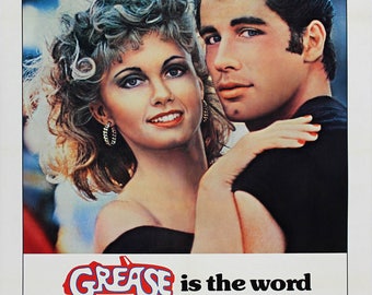 Ｉ　映画　グリース　オリジナルポスター　サイズＢ２ Amazon.co.jp: Grease1979年映画グリース映画ポスタージョン