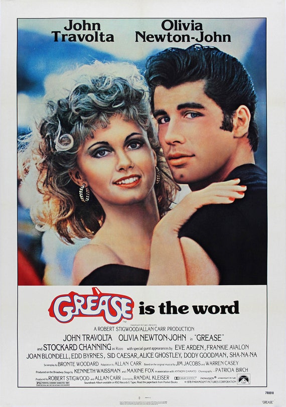Grease 1978 Poster - Digital Download Only (A2 and A3) - Etsy Israel