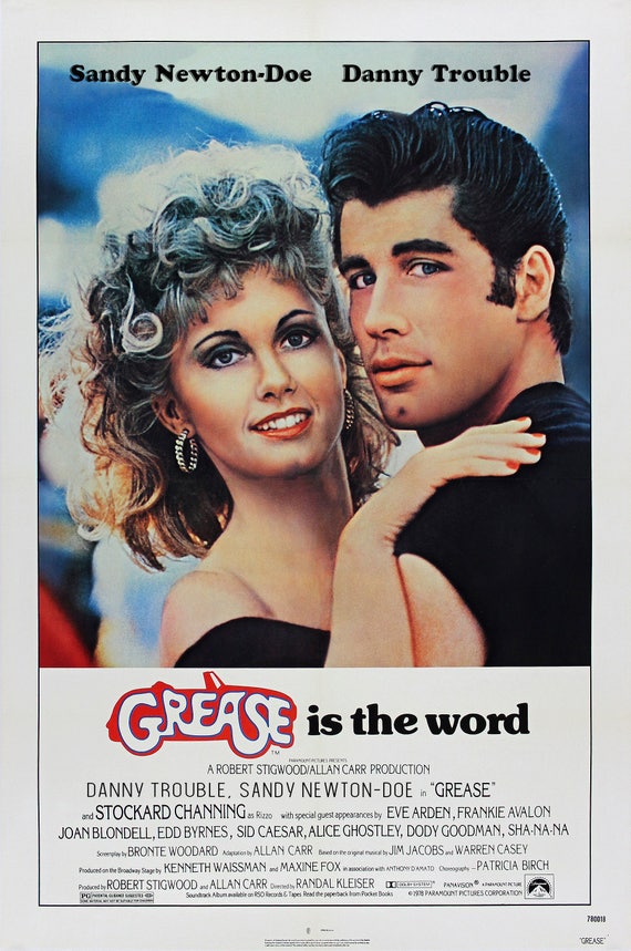 Grease 1978 Poster - Digital Download Only (A2 and A3) - Etsy