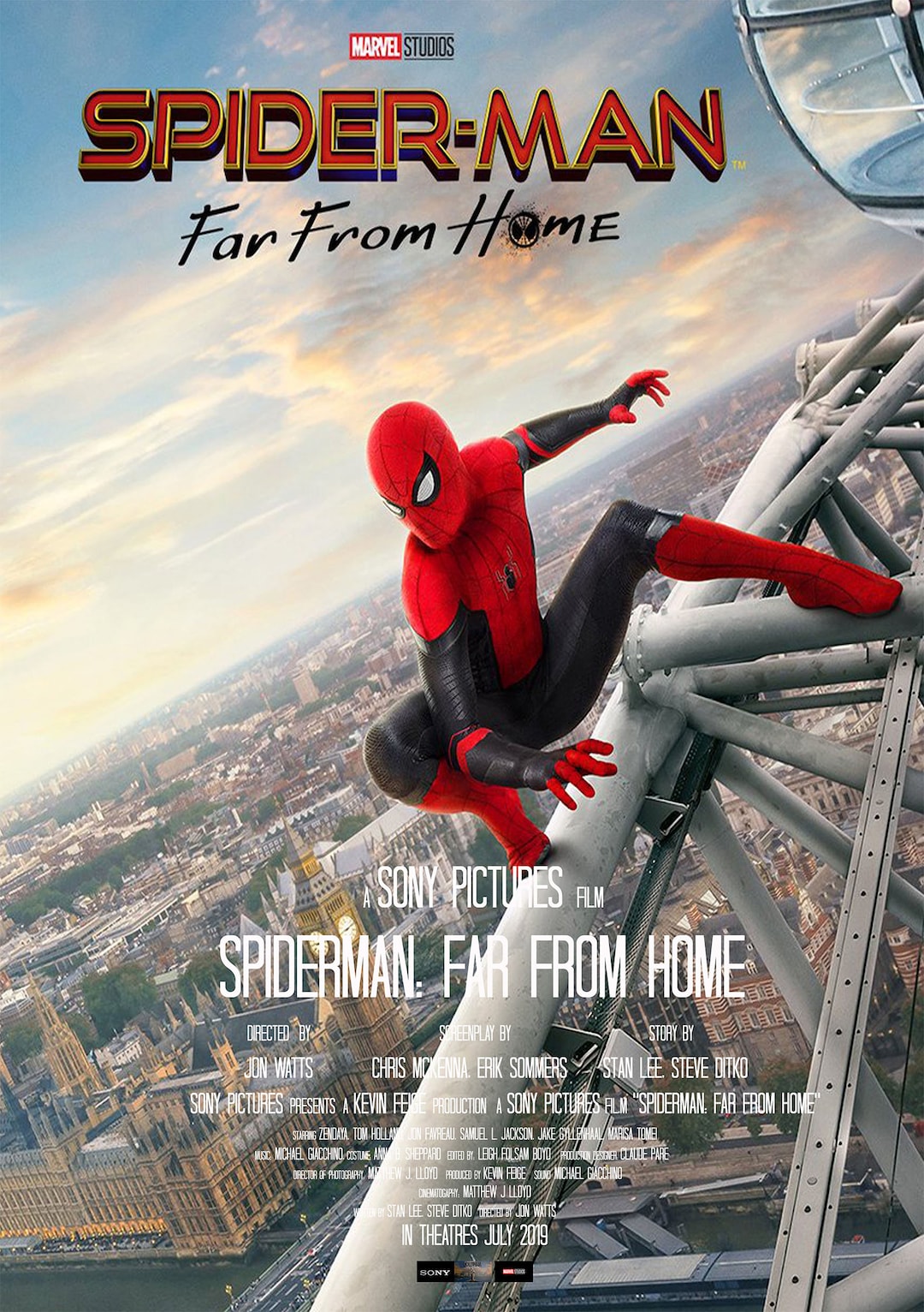 Poster of Spiderman - Far From Home 2019 - Digital Download Only