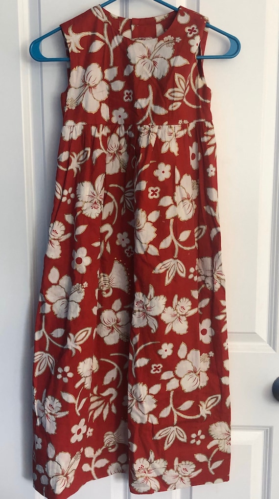 Vintage UI-Maikai Hawaiian girls Aloha Dress