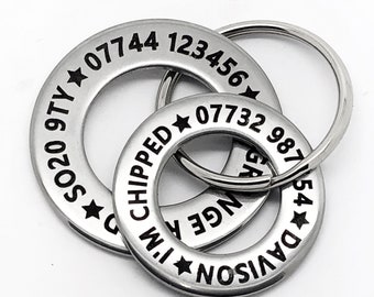 Pet Kiwi Stainless Steel Id Tag Rose Gold Bone Dog Id Tags Pet Shop Auckland Pet Kiwi