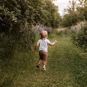 Chapeau de soleil beige pour bébé, chapeau d'été en coton, chapeau pour tout-petit avec protection du cou, chapeau à visière pour enfants, chapeau de soleil avec attaches, chapeau pour garçons, bandana garçon, 5-10T image 7