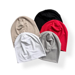 Bonnet en bambou, couvre-chef de chimio ultra-doux double couche, bonnet pour adulte pour femme et homme