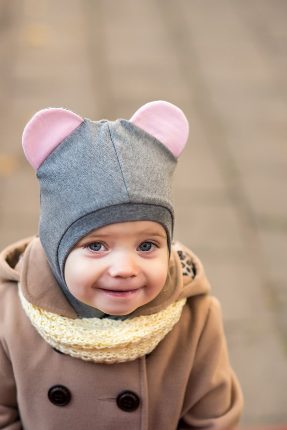 baby hat with ears