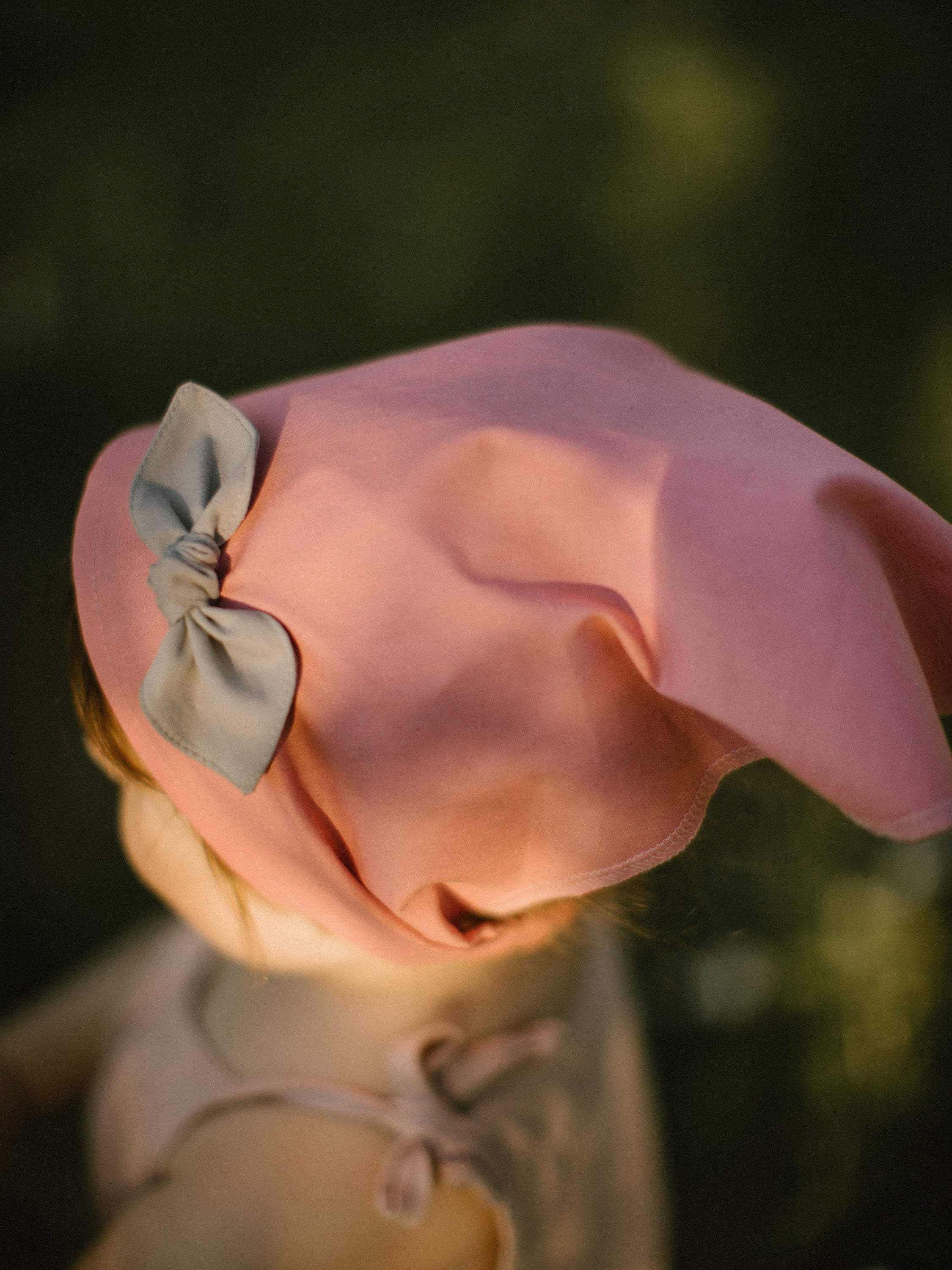 Kids Head Scarf With Bow, Girl Head Wrap for Summer, Cotton