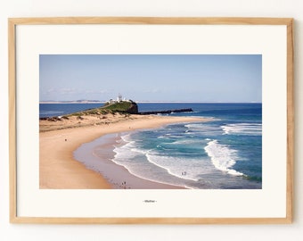 Beach Photography Art Print, Fine Art Photography, Beach Landscape Photography Poster, Color Photography Wall Art, Coastal Wall Art Print