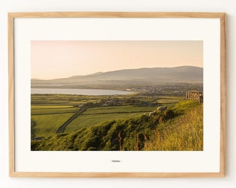 Sunset Photography Print, Coastal Landscape Photography Art Print, Horizontal Ireland Photography Fine Art Print, Nature Photography Artwork