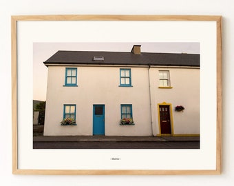 Ireland Fine Art Print, Minimalist Photography, Ireland Photography Print, Sunset Wall Art Print, Modern Architecture Photography Wall Art,