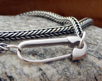 Base Metal Carabiner Chain Catches for Jewellery Making Choose Your Finish