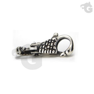 2pcs Double Lobster Clasp Extender, 925 Sterling Silver Bracelet Extender Clasp Jewelry Lobster