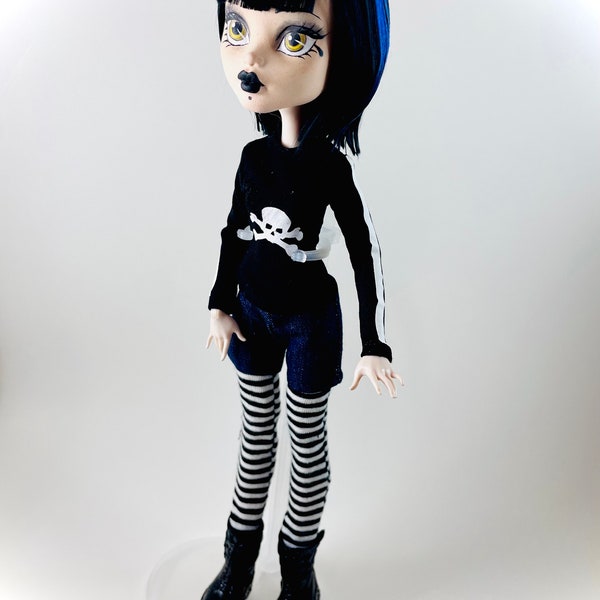 Ghouls Rule Clair custom ooak repainted monster high doll