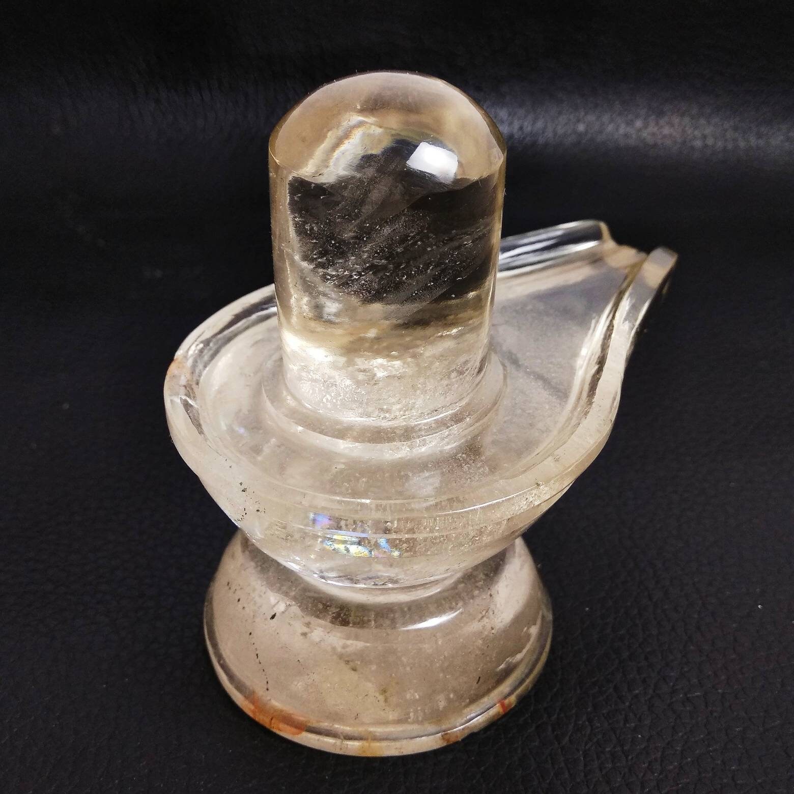 Natural Crystal Gemstone Shiva Lingam Article Statue Hindu Etsy