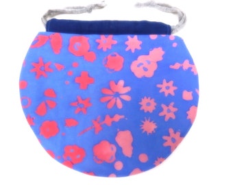 Small Round Drawstring Pouch