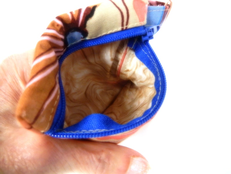 Zipper Coin Purse with Key Ring Keyring