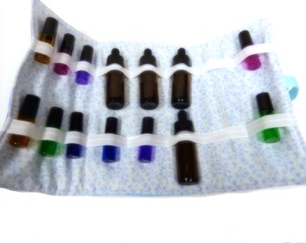 Essential Oil Wrap or Cable Cord Organizer, Holds 5 ml - 15 ml bottles
