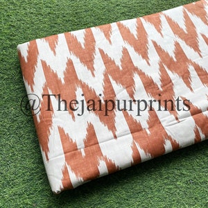Cotton Dress Making Fabric, Fabric By The Yard, Indian Hand Printed Soft Cotton Fabric, Apparel Fabric, Crafting Fabric, Women's Clothing