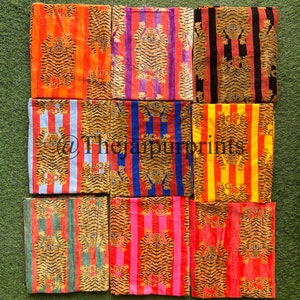 New Tibetan Tiger Print Indian Velvet Fabric, Fabric For Upholstery, Fabric For Winter Clothing, Women&#39;s Clothing, Animal Print Fabric
