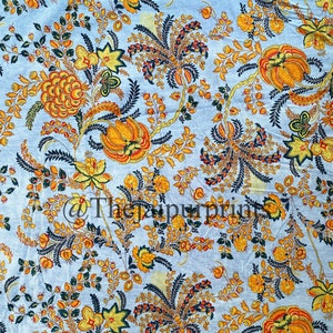 Indian Beautiful Flowers Printed Soft Velvet Fabric, Handmade Velvet Fabric, Sewing Fabric, Upholstery Fabric, Winter Clothing, Boho Fabric