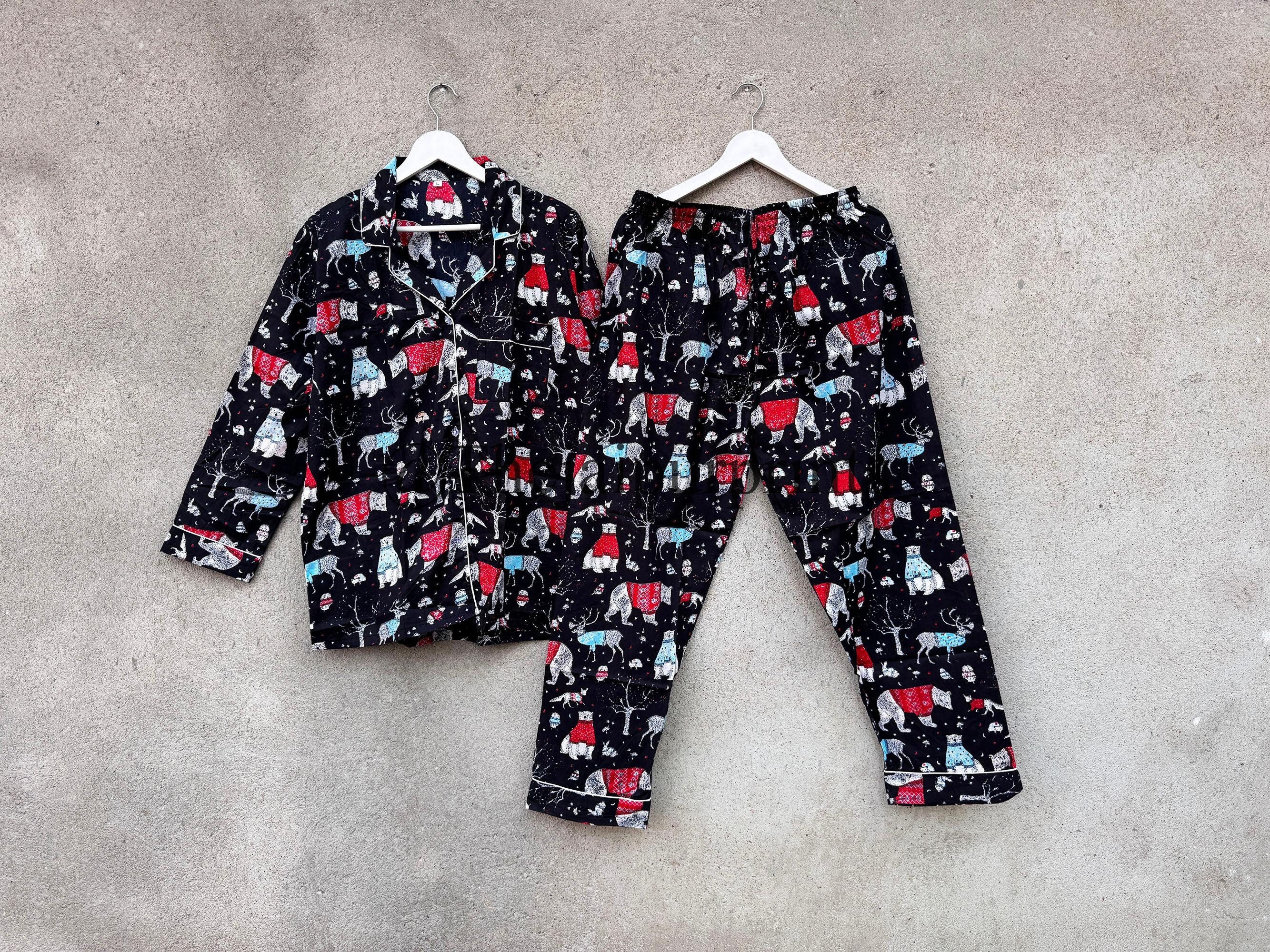Fox Christmas Pjs Etsy Canada