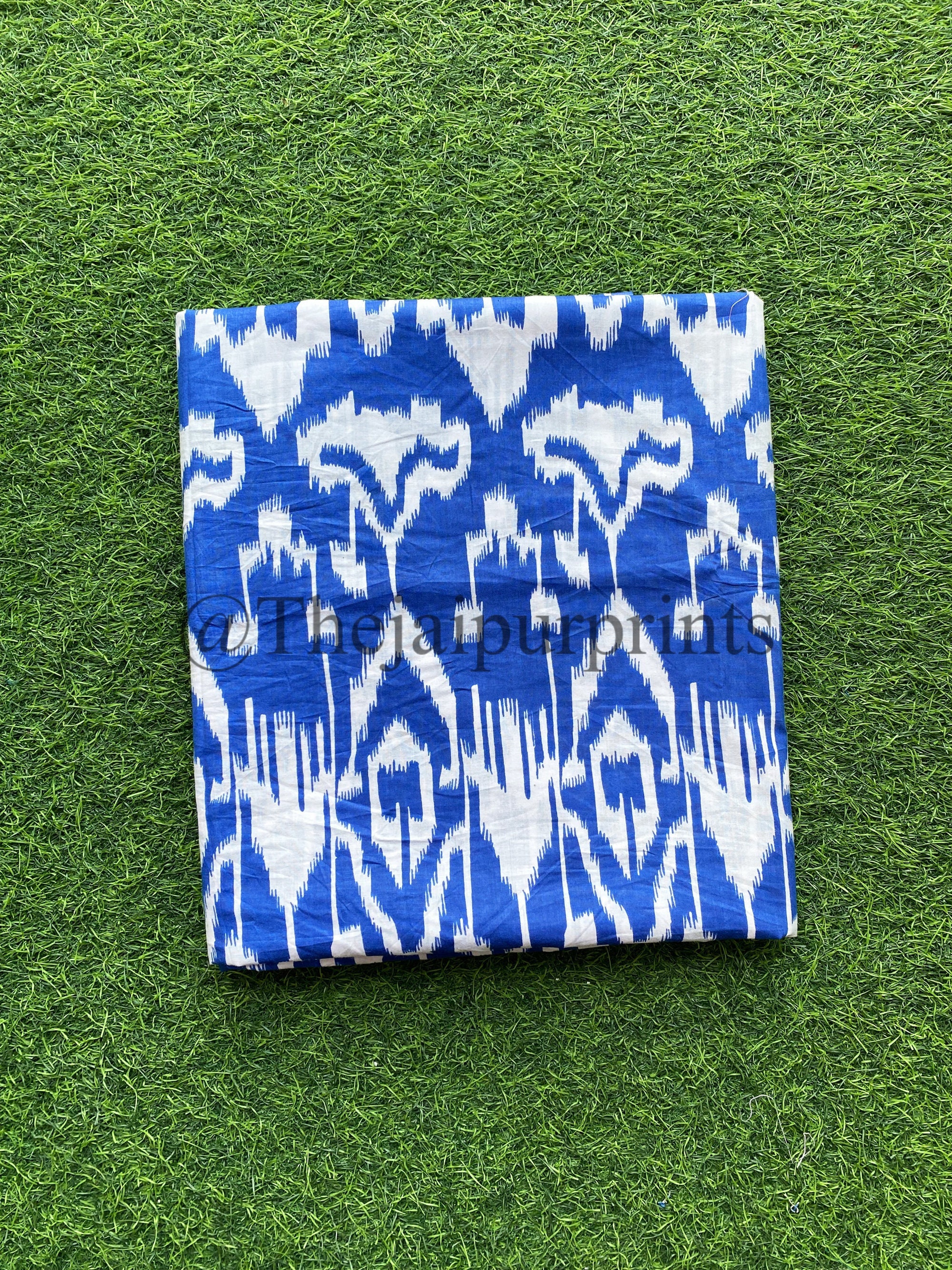 Batik blue fabric indonesia - Etsy 日本