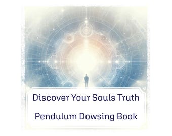 Tableau de radiesthésie avec pendule Discover Your Souls Truth