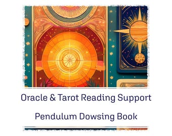 Aide à la lecture d'Oracles et de tarots, tableau de radiesthésie par pendule de clarté et d'orientation