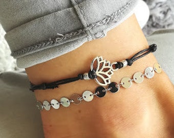 Lotus fotlänk, lotusblomma, lotussmycken, fotlänkssmycken, strandfotlänk, yogafotlänk, yogasmycken, lotusblomsmycken, lotusberlock