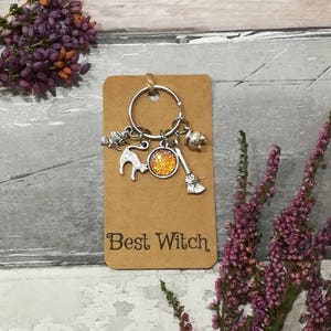 Witch Keyring, Best Witch Keyring, Witch Keychain, Halloween Gift, Halloween Jewellery, Witch Jewlery, Witchcraft Keyring, Halloween Keyring