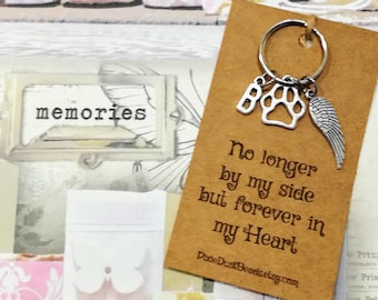 Pet Loss Keyring Memorial Gift Dog Lover Sympathy Of