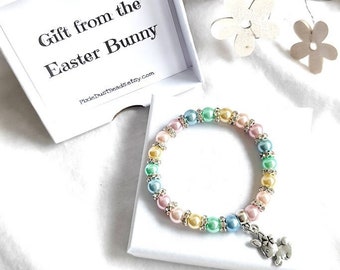 Easter Gift, Gift from The Easter Bunny, Easter Bunny Gift, Easter Egg Hunt, Girls Easter Gift, Easter Bracelet, Girls Easter Bracelet