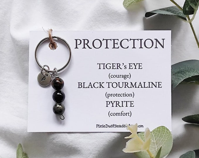 thumbnail image 2 of Genuine Raw And Tumbled Crystal Gemstone Keychains - Magic Crystals 2 of 11