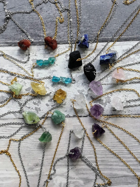 Heart Stone Necklace Natural Stone Necklace Beach Organic Pendant Women  Jewelry | eBay