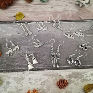 Halloween Earrings, Halloween Party, Halloween, Halloween Gift, Halloween Earrings, Skeleton Earrings, Halloween Party, Halloween Ghost,