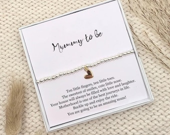 Mummy to be Bracelet - Gift for new mum Mummy to be Pregnancy congratulations Baby shower gift Gift Set Maternity New Mum