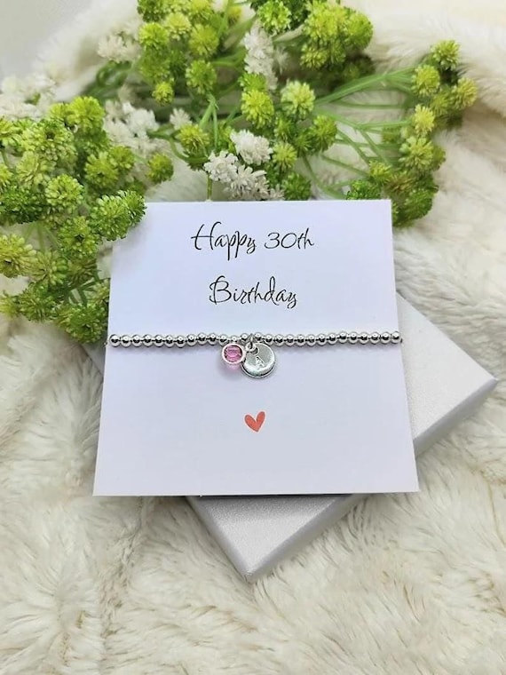 Birthday Gift Birthday Bracelet Personalized Bracelet Personalized