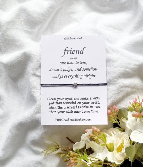 Friend on sale wish bracelet