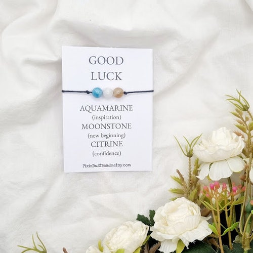 GOOD LUCK bracelet good luck gift crystal bracelet good luck necklace good luck jewelry luck luck necklace good luck wish bracelet lucky