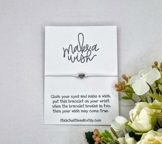 Make a wish shop string bracelet