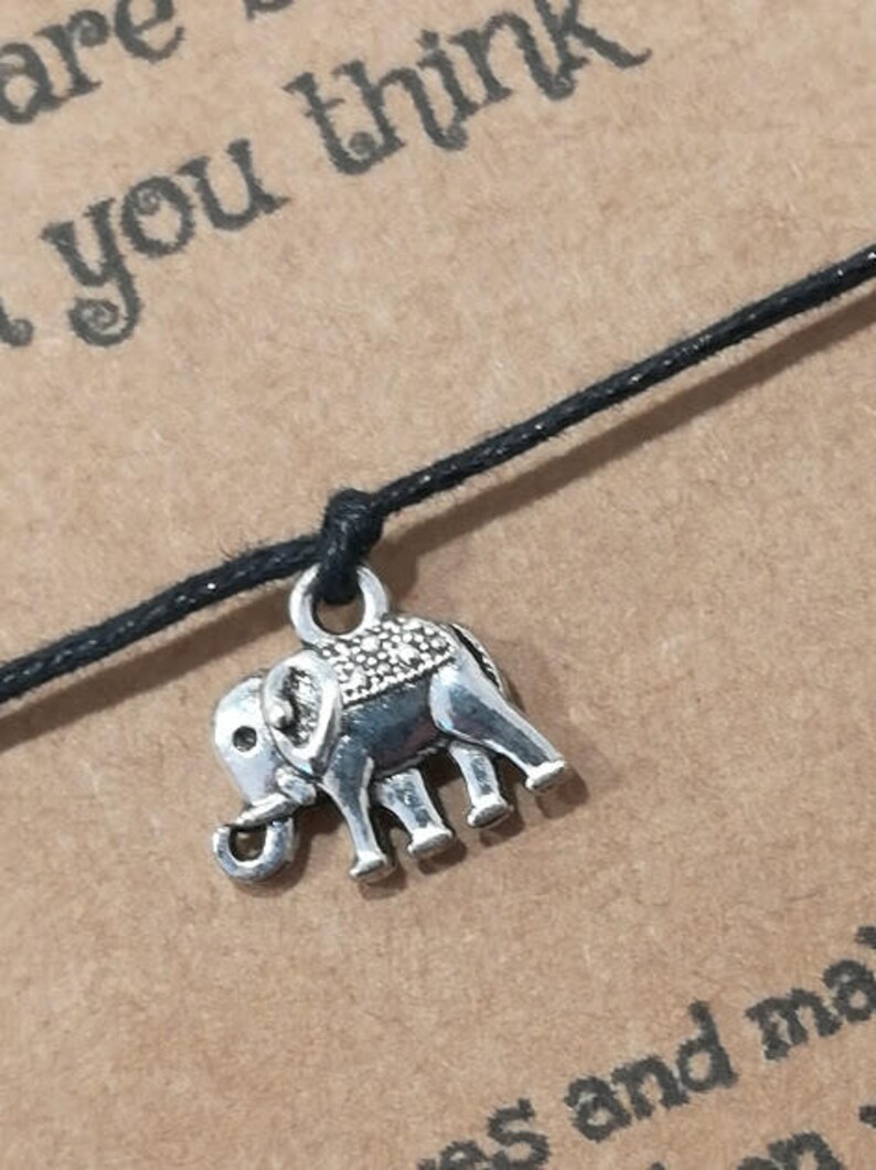 Memory Elephant Wish Bracelet Elephant Wish Bracelet Etsy