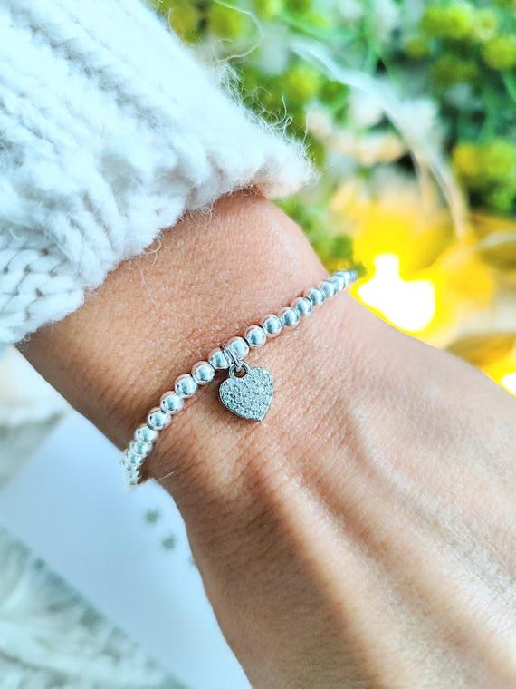 Regalo per la mamma Bracciale in argento per la mamma Gioielli per la mamma Mamma Regalo per la mamma Bracciale per il compleanno della mamma Regalo per la mamma Biglietto per la