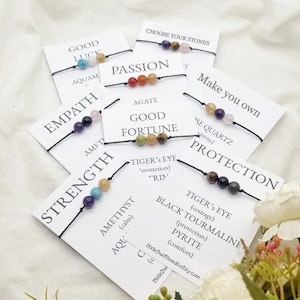 Crystal wish Bracelet crystl gift gemstone bracelet yoga wish bracelet energy wish bracelet spiritual wish bracelet stone bracelet crystals
