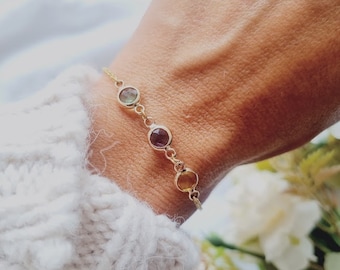 Family Birthstone Jewellery personalized jewellery Birthstone Bracelet Custom Birthstone Bracelet Birthday Gift Custom Birthstone Mother's