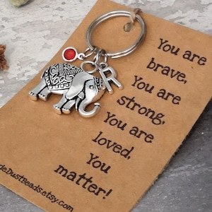 Large Elephant Keychain, Elephant Keyring, Elephant, Elephant Gift, Elephant Charm, Cute Elephant, elephant lover, elephant accessory, Gift