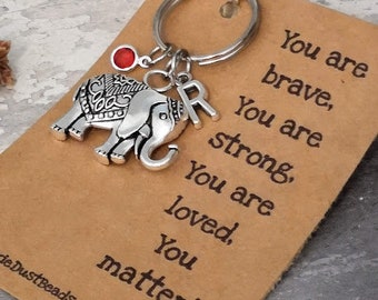 Large Elephant Keychain, Elephant Keyring, Elephant, Elephant Gift, Elephant Charm, Cute Elephant, elephant lover, elephant accessory, Gift