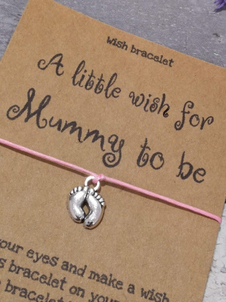 Mummy Wish Bracelets Mummy to Be Wish Bracelet Mummy to Be Etsy