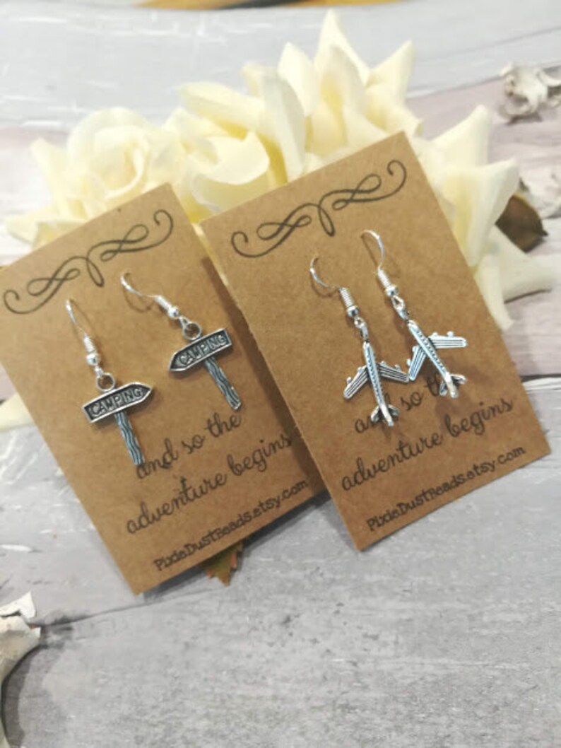 Travel Earrings Travel Jewelry Travel Gift Globe Earrings Etsy UK